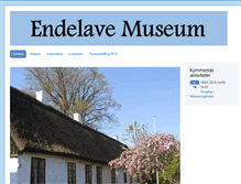 Tablet Screenshot of endelave-museum.dk